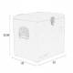 Glacière Portable Be Cute Zuiver Crème en Polypropylène Format Compact Pique-Nique 25x32x32,5cm