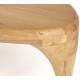 Duo de Tables Basses Isla Zuiver Tables Basses Gigognes en Hévéa et Placage Chêne Consoles Triangulaires 36x60x110cm