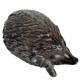 Hérisson en Fonte Statue Animal à Poser Décoration de Jardin Patinée Marron 12x12,5x19,5cm