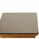 Table Basse Dabo Athezza Table à Manger en Bois et Pierre Naturelle 40x65x120cm