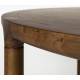 Table de Repas Storm Zuiver Table de Salle à Manger Ronde Bois Couleur Noyer Design 75x128x128cm