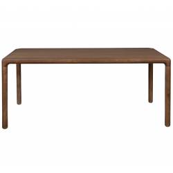 Table de Repas Storm Zuiver Table de Salle à Manger Rectangulaire Bois Couleur Noyer 75x90x160cm