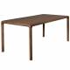 Table de Repas Storm Zuiver Table de Salle à Manger Rectangulaire Bois Couleur Noyer 75x90x160cm