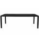 Table de Repas Storm Zuiver Table de Salle à Manger Rectangulaire Bois Couleur Noire 75x90x160cm