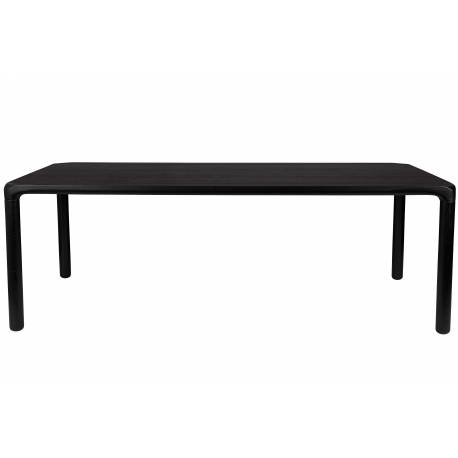 Table de Repas Storm Zuiver Table de Salle à Manger Rectangulaire Bois Couleur Noire 75x90x160cm