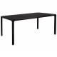 Table de Repas Storm Zuiver Table de Salle à Manger Rectangulaire Bois Couleur Noire 75x90x160cm