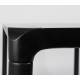 Table de Repas Storm Zuiver Table de Salle à Manger Rectangulaire Bois Couleur Noire 75x90x160cm
