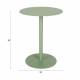 Bout de Canapé Rond Snow Outdoor Zuiver Sellette Table d'Appoint Extérieure Acier Inoxydable Vert 35x35x45cm