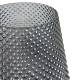 Lampe de Table LED Luminaire Art Déco Tendance Eclairage d'Ambiance à Piles en Verre Teinté Gris 20x20x29cm