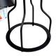 Eclairage Style Indus MARCIA Plafonnier Luminaire Suspension en Acier Noir et Bronze Antique 15,5x15,5x25cm