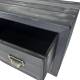 Chiffonnier en Bois Noir SIX Dutchbone Commode à 12 Tiroirs Semainier Bahut Rangement Grainetier Meuble à Chaussures 40x84x150cm