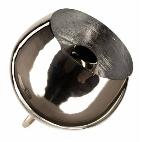 Lampe de Sol Sum Athezza Luminaire Eclairage d'Intérieur à Poser en Acier Chromé 26x38x38cm