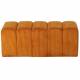 Banc Melvin Athezza Banquette Velours Côtelé Miel Bout de Lit Seventies 42x42x98cm