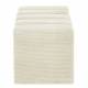 Banc Melvin Athezza Banquette Velours Côtelé Creme Bout de Lit Seventies 42x42x98cm