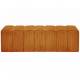 Banc Melvin GM Athezza Banquette Velours Côtelé Miel Bout de Lit Seventies 42x42x139cm