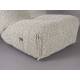 Fauteuil Hamilton Dutchbone Assise 1 Personne Inclinable en Tissu Chiné Cappucino Sofa Connecté 88x95x114cm