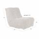 Fauteuil Hamilton Dutchbone Assise 1 Personne Inclinable en Tissu Chiné Cappucino Sofa Connecté 88x95x114cm