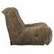 Fauteuil Hamilton Dutchbone Assise 1 Personne Inclinable en Tissu Chocolat Sofa Connecté 88x95x114cm