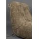 Fauteuil Hamilton Dutchbone Assise 1 Personne Inclinable en Tissu Chocolat Sofa Connecté 88x95x114cm
