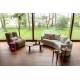 Fauteuil Hamilton Dutchbone Assise 1 Personne Inclinable en Tissu Chocolat Sofa Connecté 88x95x114cm