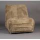Fauteuil Hamilton Dutchbone Assise 1 Personne Inclinable en Tissu Chocolat Sofa Connecté 88x95x114cm