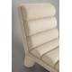 Fauteuil Tissu Beige Fern Dutchbone Assise d'Intérieur Tissu Chiné Sofa Sans Accoudoir 1 Personne Esprit Rétro 65x80x86cm
