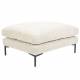 Pouf Summer Cream Zuiver Repose-Pieds Assise d'Appoint en Tissu 53x80x102cm
