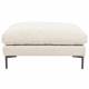Pouf Summer Cream Zuiver Repose-Pieds Assise d'Appoint en Tissu 53x80x102cm