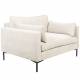 Fauteuil Summer Cream Zuiver Siège Assise de Salon en Tissu 82x101x125cm