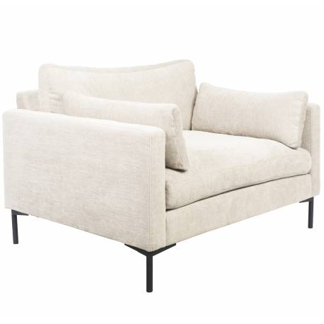 Fauteuil Summer Cream Zuiver Siège Assise de Salon en Tissu 82x101x125cm