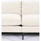 Canapé Summer Cream Zuiver Banquette 3 Places Assise de Salon en Tissu 82x101x230cm