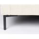 Canapé Summer Cream Zuiver Banquette 4,5 Places Assise de Salon en Tissu 82x101x335cm