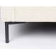 Canapé d'Angle Summer Cream Zuiver Banquette 7 Places Assise de Salon en Tissu 82x318x318cm