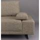 Canapé d'Angle Shelly Dutchbone Sofa avec Méridienne Gauche Tissu Chiné Cannelle Assises de Salon Design 90x183,5x308cm