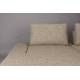 Canapé d'Angle Shelly Dutchbone Sofa avec Méridienne Gauche Tissu Chiné Cannelle Assises de Salon Design 90x183,5x308cm