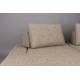 Canapé d'Angle Shelly Dutchbone Sofa avec Méridienne Gauche Tissu Chiné Cannelle Assises de Salon Design 90x183,5x308cm