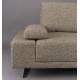 Canapé d'Angle Shelly Dutchbone Sofa avec Méridienne Droite Tissu Chiné Cannelle Assises de Salon Design 90x183,5x308cm