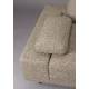 Canapé d'Angle Shelly Dutchbone Sofa avec Méridienne Droite Tissu Chiné Cannelle Assises de Salon Design 90x183,5x308cm