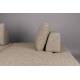 Canapé d'Angle Shelly Dutchbone Sofa avec Méridienne Droite Tissu Chiné Cannelle Assises de Salon Design 90x183,5x308cm