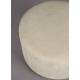 Pouf Rocca Latte Dutchbone Assise en Bois et Tissu Siège d'Appoint Design 40x70x70cm