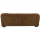 Canapé Douglas Dutchbone Sofa 3 Places Velours et Bois Assise de Salon Design Retro 78x102,5x214cm