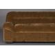 Canapé Douglas Dutchbone Sofa 3 Places Velours et Bois Assise de Salon Design Retro 78x102,5x214cm