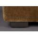 Canapé Douglas Dutchbone Sofa 3 Places Velours et Bois Assise de Salon Design Retro 78x102,5x214cm