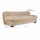 Canapé Douglas Dutchbone Sofa 3 Places Velours et Bois Assise de Salon Design Retro 78x102,5x214cm
