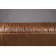 Canapé Douglas Dutchbone Sofa 3 Places Cuir et Bois Assise de Salon Design Retro 78x102,5x214cm