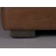 Canapé Douglas Dutchbone Sofa 3 Places Cuir et Bois Assise de Salon Design Retro 78x102,5x214cm