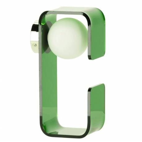 Applique Charlotte Verte Athezza Luminaire Mural en Verre et Acrylique Eclairage Design 10x12x30cm