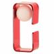Applique Charlotte Rouge Athezza Luminaire Mural en Verre et Acrylique Eclairage Design 10x12x30cm