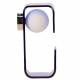 Applique Charlotte Bleue Athezza Luminaire Mural en Verre et Acrylique Eclairage Design 10x12x30cm