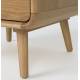 Chiffonnier Rise Zuiver Cabinet 5 Tiroirs en Frêne Couleur Naturelle Semainier 40x45x112cm